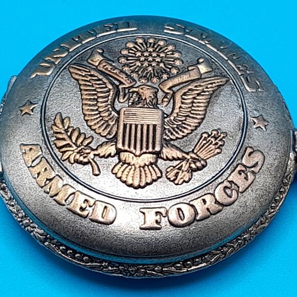 Vintage Accessories - Vintage Armed Forces Concepts Pocket Watch Fob, Needs Battery